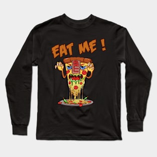 Eat Me! Billy The Bitey Pizza Long Sleeve T-Shirt